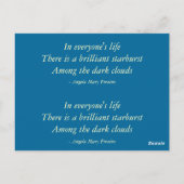 Bladwijzer Briefkaart (Achterkant)