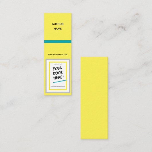 Bladwijzer Bright Colors Mini Bladwijzer Mini Visitekaartje (Voorkant / Achterkant)