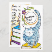Bladwijzer Cat kaart (Voorkant / Achterkant)