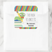 Bladwijzer Dit boek behoort tot Vierkante Sticker (Tas)