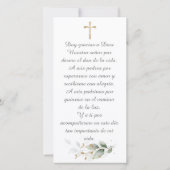 Bladwijzer Doop Gebed Kaart (Achterkant)