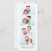 Bladwijzer Foto Booth l Fun Save the Date Wedding Kaart (Achterkant)