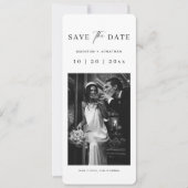 Bladwijzer foto Oud geld bruiloft Save The Date (Voorkant)