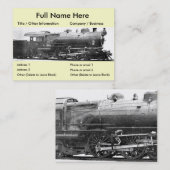  Bladwijzer foto van spoorweg Visitekaartje (Voorkant / Achterkant)