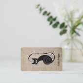 Bladwijzer "Gato Negro/Gato Blanco" Informatiekaartje (Staand voorkant)