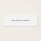 Bladwijzer - Genealogen doen het voor de... Mini Visitekaartjes (Achterkant)