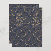 bladwijzer "Het leven is een Open Boek" Briefkaart (Voorkant / Achterkant)