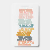 Bladwijzer Inspirerend prijsopgave Badge (Front)