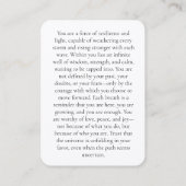 Bladwijzer Inspirerend Visitekaartje (Achterkant)