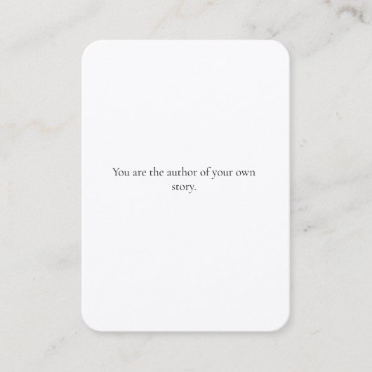 Bladwijzer Inspirerend Visitekaartje (Voorkant)