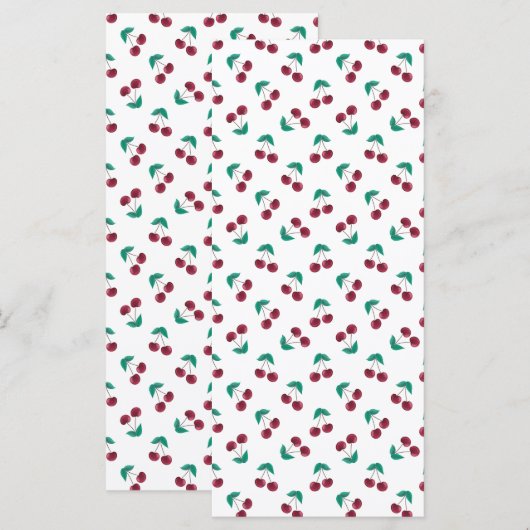 Bladwijzer kersen (Voorkant / Achterkant)