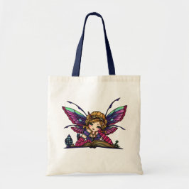 Bladwijzer: Leesboek boek boekenfeiffie Fantasy Ar Tote Bag