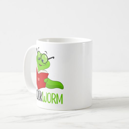 Bladwijzer lezen koffiemok (Voorkant links)