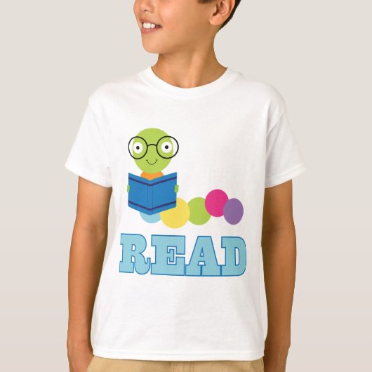 Bladwijzer lezen t-shirt (Voorkant)