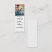 Bladwijzer lezer mini visitekaartje (Voorkant / Achterkant)