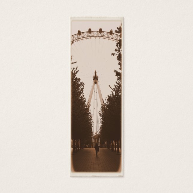 Bladwijzer - London Eye - Pack of 20 Mini Visitekaartjes (Voorkant)