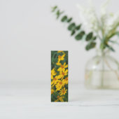 bladwijzer "Maximilians zonnebloem" Mini Visitekaartje (Staand voorkant)