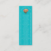 Bladwijzer mini-visitekaartje mini visitekaartje (Voorkant)