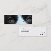 Bladwijzer- of profielkaart "De ogen kennen" Mini Visitekaartje (Voorkant / Achterkant)