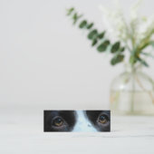 Bladwijzer- of profielkaart "De ogen kennen" Mini Visitekaartje (Staand voorkant)