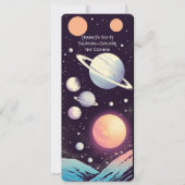 Bladwijzer Ontdek de Sterren NAAM 's Kosmische Bla Feestdagenkaart (Voorkant)