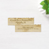 Bladwijzer  papiereffect mini visitekaartjes (Bureau)