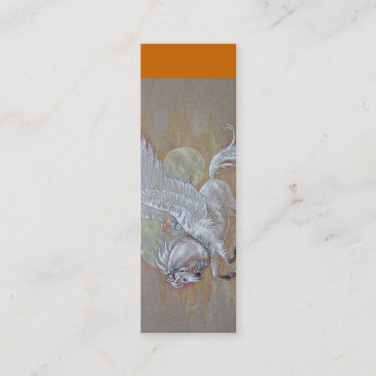 BLADWIJZER - Pegasus Mini Visitekaartje (Voorkant)