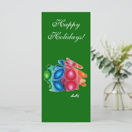 Bladwijzer Quadric Prettige feestdagen (Staand voorkant)