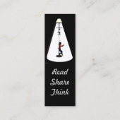 Bladwijzer Read-Think-Share Mini Visitekaartje (Achterkant)