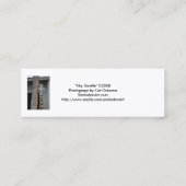 bladwijzer "Shy Giraffe" Mini Visitekaartje (Achterkant)