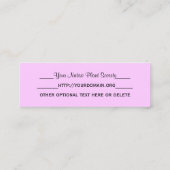 Bladwijzer Skinny Visitekaartje East Redbud (Achterkant)