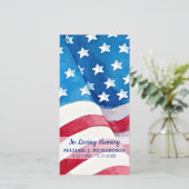 Bladwijzer van de Amerikaanse Gebedsvlag (Staand voorkant)