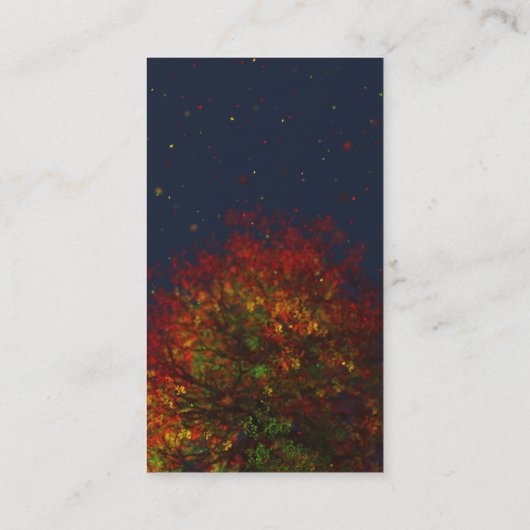 Bladwijzer van de regenboog visitekaartje (Achterkant)