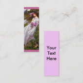 Bladwijzer van de spoelbloem mini visitekaartje (Voorkant / Achterkant)