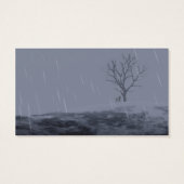 Bladwijzer van de winterkoude visitekaartje (Achterkant)