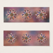 Bladwijzer van gemarmerde sterrenstelsels mini visitekaartjes (Voorkant /achterkant)