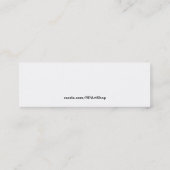 Bladwijzer van het Uitzicht-gebergte Mini Visitekaartje (Achterkant)