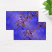 Bladwijzer van koperbutterflies visitekaartjes (Bureau)