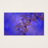 Bladwijzer van koperbutterflies visitekaartjes (Achterkant)