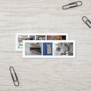 Bladwijzer van lezer mini visitekaartje