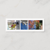 Bladwijzer van lezer mini visitekaartje (Achterkant)