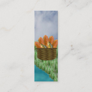 Bladwijzer van loven en vissen mini visitekaartje