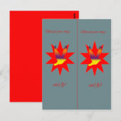 Bladwijzer van vliegende vogels briefkaart (Voorkant / Achterkant)