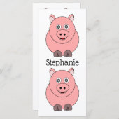 Bladwijzer varkensontwerp (Voorkant / Achterkant)