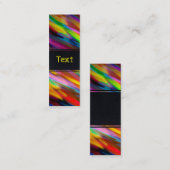 Bladwijzer Visitekaartje Colorful digital art spla (Voorkant / Achterkant)