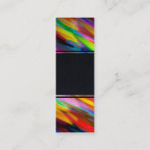 Bladwijzer Visitekaartje Colorful digital art spla (Achterkant)