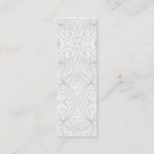 Bladwijzer Visitekaartje Floral abstracte achtergr (Achterkant)