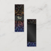 Bladwijzer Visitekaartje Glitter Grafische achterg (Voorkant / Achterkant)