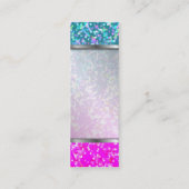 Bladwijzer Visitekaartje Glitter Grafische achterg (Achterkant)