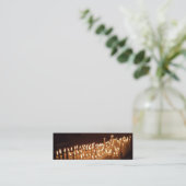 Bladwijzer visitekaartje kaarsen (Staand voorkant)